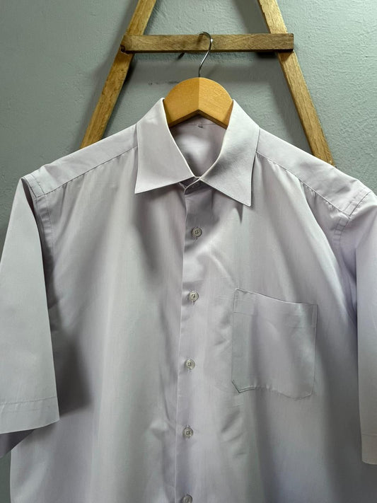 Cream white shirt | Short Sleeves |Korean-Inspired Oversized Fit | Lightweight Summer Wear | Men Women | Online Shopping