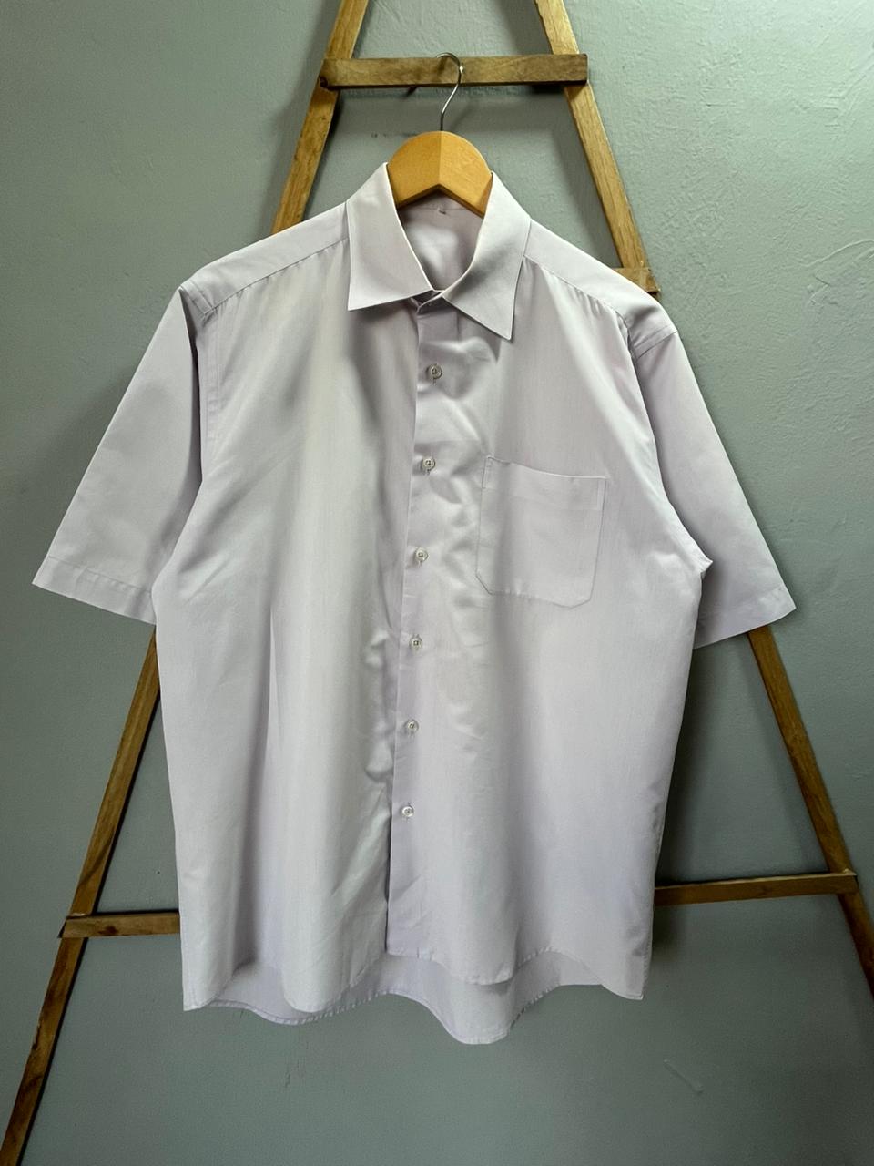 Cream white shirt | Short Sleeves |Korean-Inspired Oversized Fit | Lightweight Summer Wear | Men Women | Online Shopping