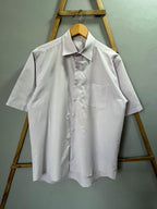 Cream white shirt | Short Sleeves |Korean-Inspired Oversized Fit | Lightweight Summer Wear | Men Women | Online Shopping