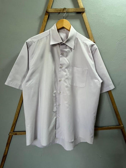 Cream white shirt | Short Sleeves |Korean-Inspired Oversized Fit | Lightweight Summer Wear | Men Women | Online Shopping