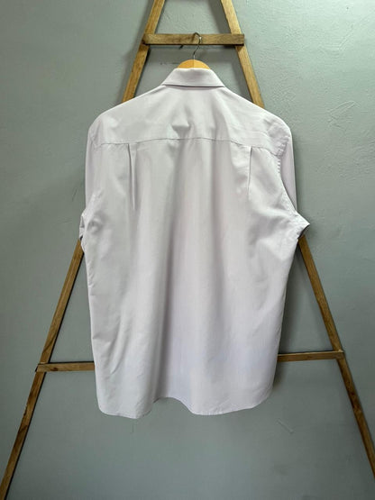 Cream white shirt | Short Sleeves |Korean-Inspired Oversized Fit | Lightweight Summer Wear | Men Women | Online Shopping