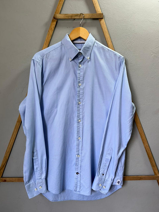 Tommy Hilfiger Shirt | Full Sleeves |Korean-Inspired Oversized Fit | Lightweight Summer Wear | Men Women | Online Shopping