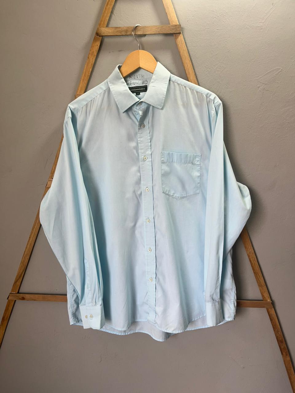 Greenwood Shirt | Full Sleeves |Korean-Inspired Oversized Fit | Lightweight Summer Wear | Men Women | Online Shopping