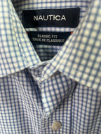 Nautica gingham Shirt | Full Sleeves |Korean-Inspired Oversized Fit | Lightweight Summer Wear | Men Women | Online Shopping