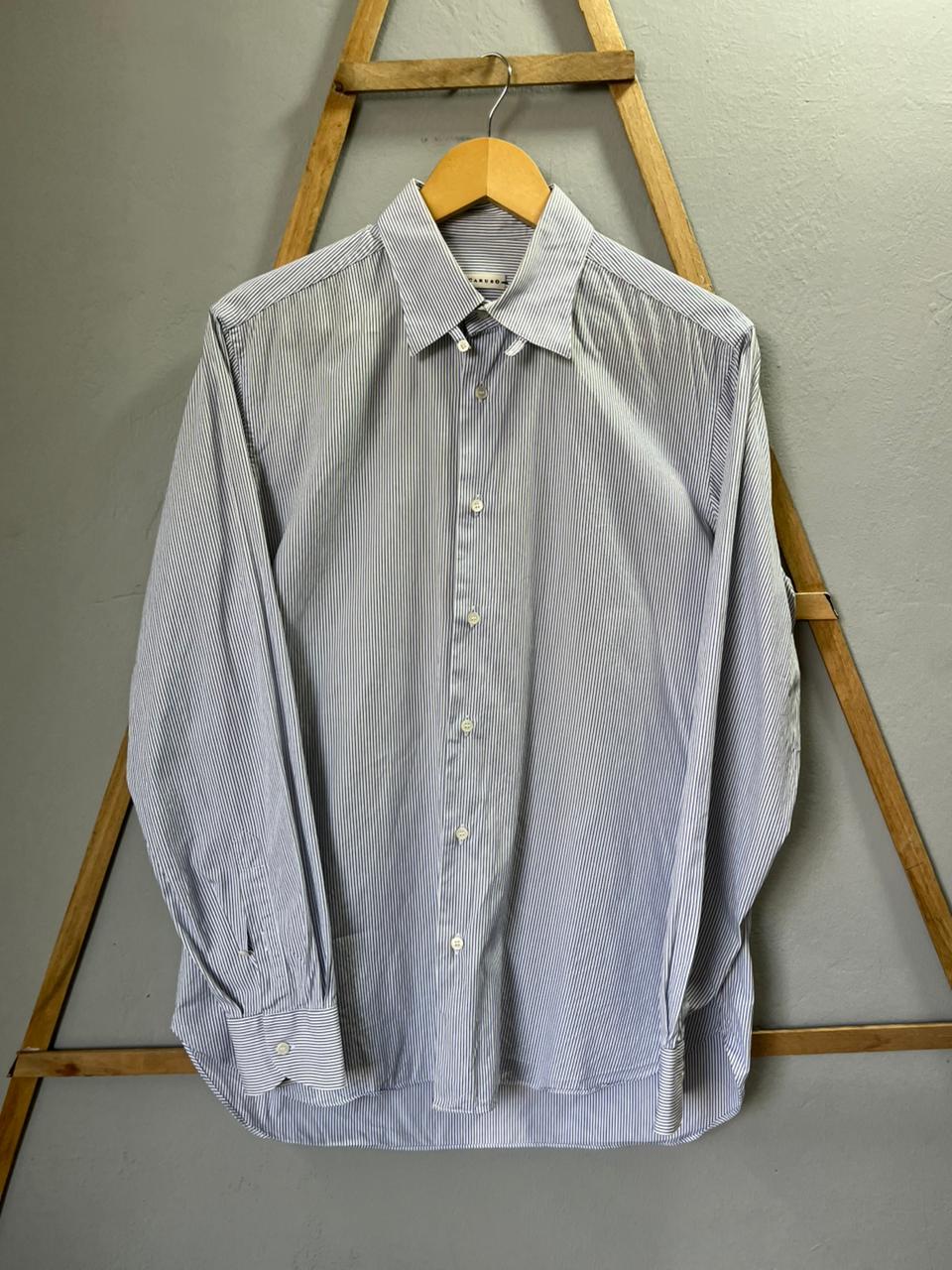 Caruso Strip Shirt | Full Sleeves |Korean-Inspired Oversized Fit | Lightweight Summer Wear | Men Women | Online Shopping