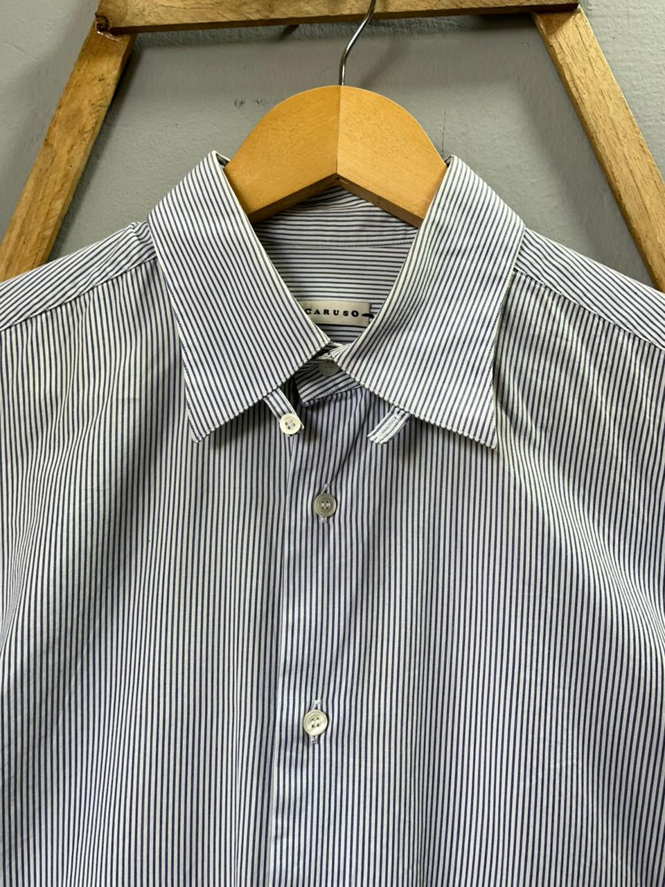 Caruso Strip Shirt | Full Sleeves |Korean-Inspired Oversized Fit | Lightweight Summer Wear | Men Women | Online Shopping