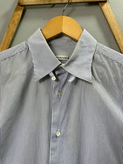 Caruso Strip Shirt | Full Sleeves |Korean-Inspired Oversized Fit | Lightweight Summer Wear | Men Women | Online Shopping