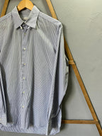 Caruso Strip Shirt | Full Sleeves |Korean-Inspired Oversized Fit | Lightweight Summer Wear | Men Women | Online Shopping