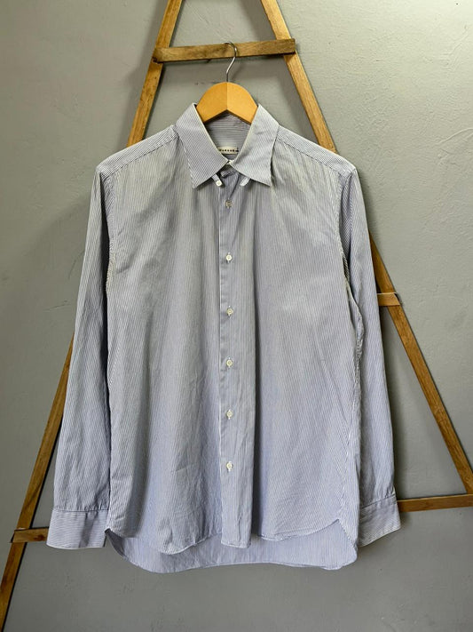 Caruso Strip Shirt | Full Sleeves |Korean-Inspired Oversized Fit | Lightweight Summer Wear | Men Women | Online Shopping