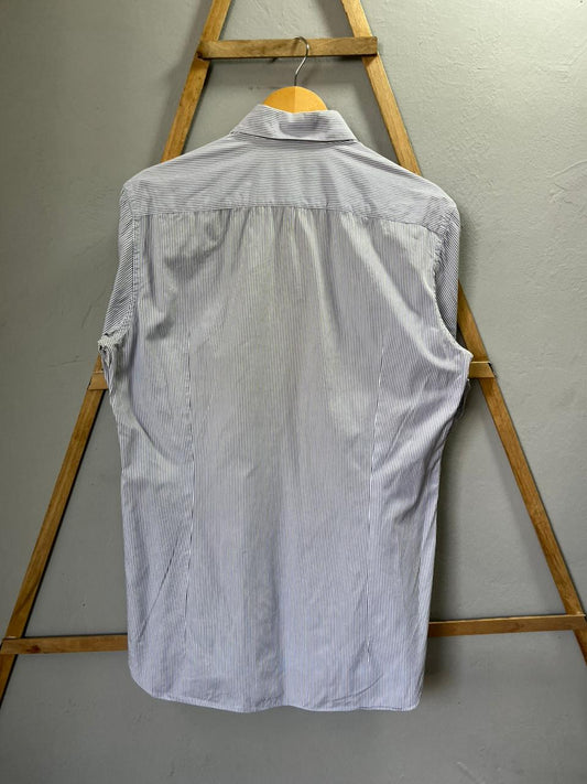 Caruso Strip Shirt | Full Sleeves |Korean-Inspired Oversized Fit | Lightweight Summer Wear | Men Women | Online Shopping