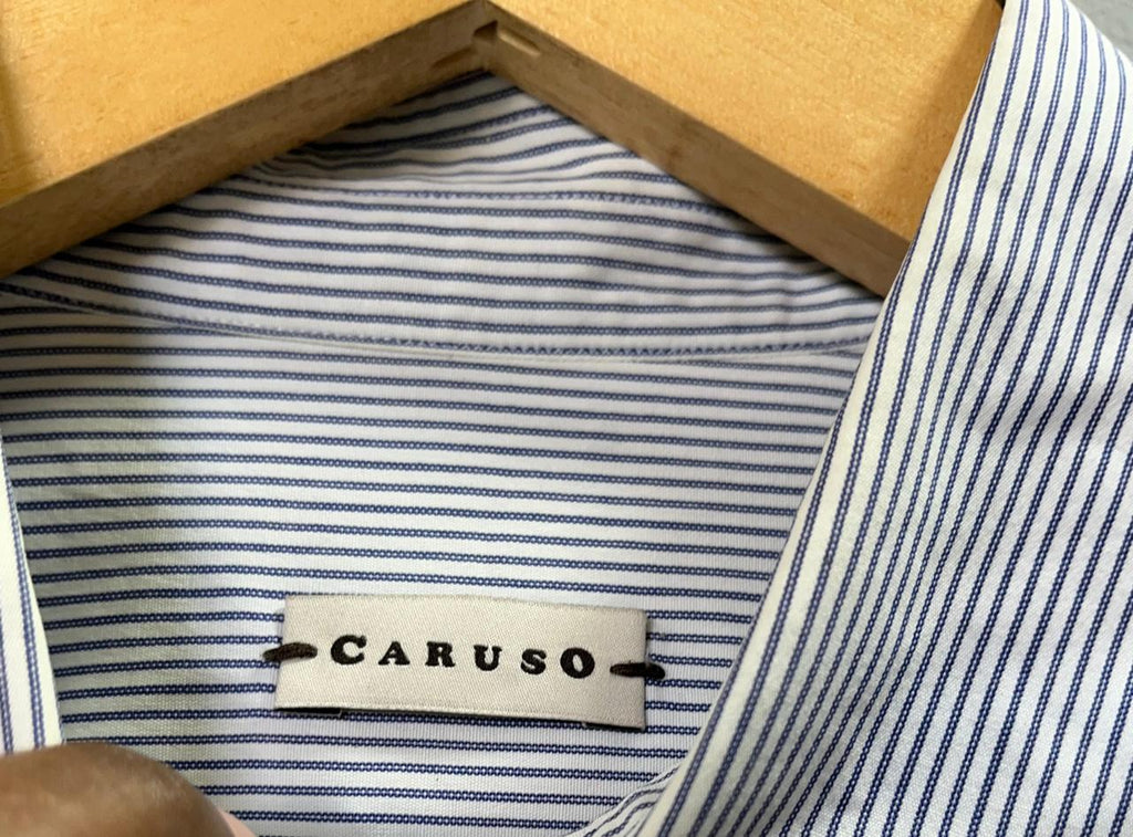 Caruso Strip Shirt | Full Sleeves |Korean-Inspired Oversized Fit | Lightweight Summer Wear | Men Women | Online Shopping
