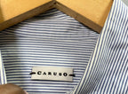 Caruso Strip Shirt | Full Sleeves |Korean-Inspired Oversized Fit | Lightweight Summer Wear | Men Women | Online Shopping