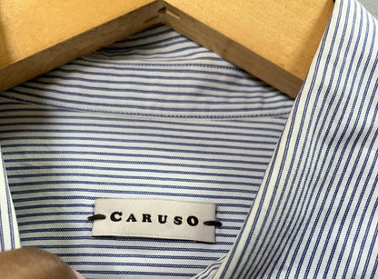 Caruso Strip Shirt | Full Sleeves |Korean-Inspired Oversized Fit | Lightweight Summer Wear | Men Women | Online Shopping