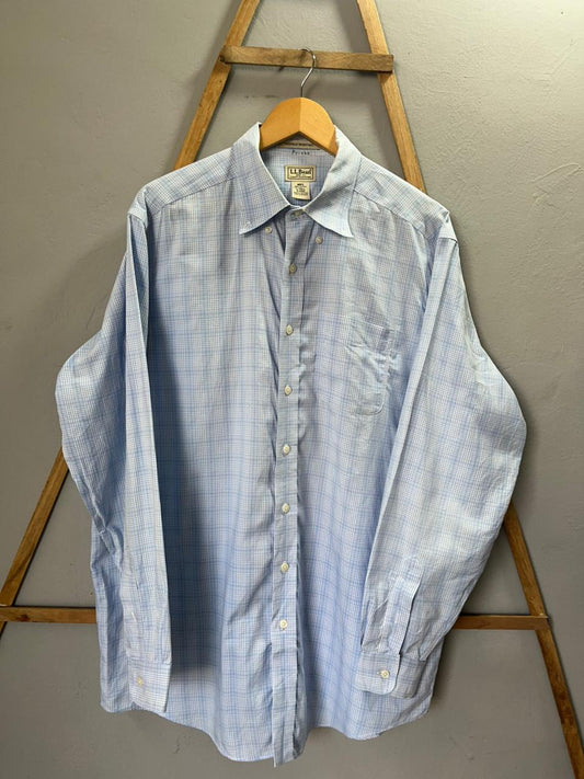 L.L.Bean checked Shirt | Full Sleeves |Korean-Inspired Oversized Fit | Lightweight Summer Wear | Men Women | Online Shopping