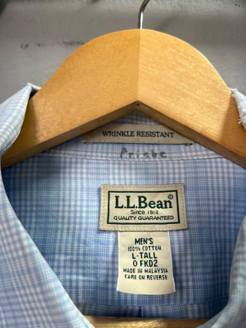 L.L.Bean checked Shirt | Full Sleeves |Korean-Inspired Oversized Fit | Lightweight Summer Wear | Men Women | Online Shopping