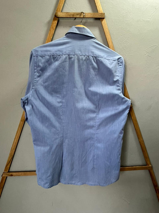 Plain blue | Full Sleeves |Korean-Inspired Oversized Fit | Lightweight Summer Wear | Men Women | Online Shopping