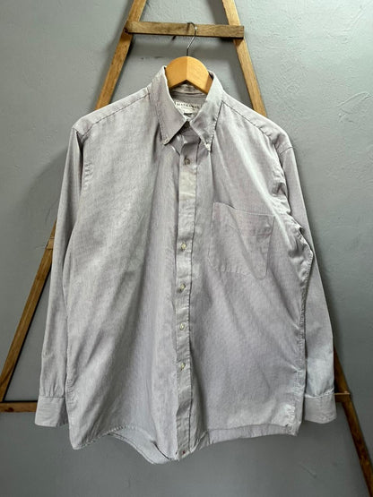 Hathaway Strip shirt | Full Sleeves |Korean-Inspired Oversized Fit | Lightweight Summer Wear | Men Women | Online Shopping (