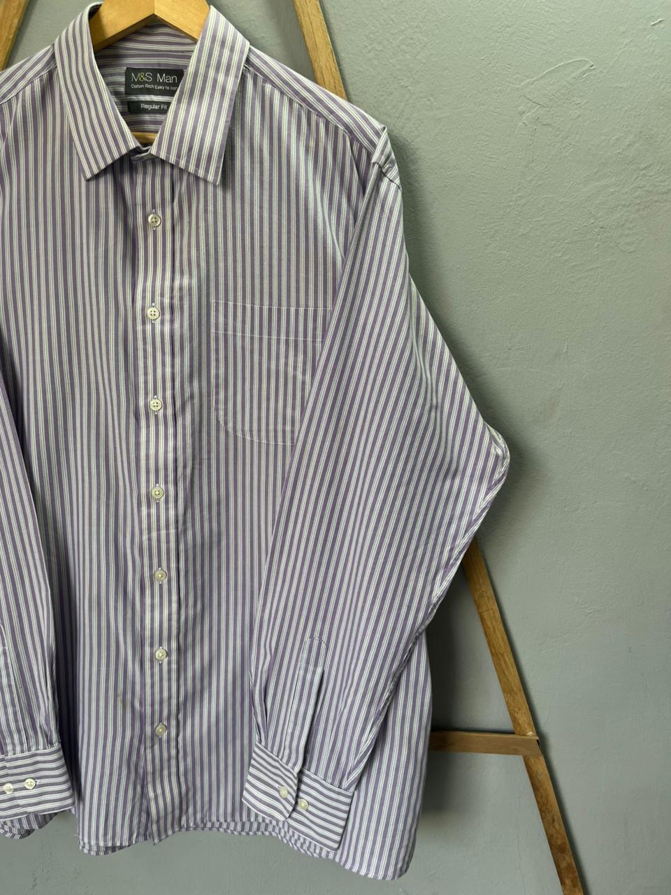M&S man Shirt | Full Sleeves |Korean-Inspired Oversized Fit | Lightweight Summer Wear | Men Women | Online Shopping