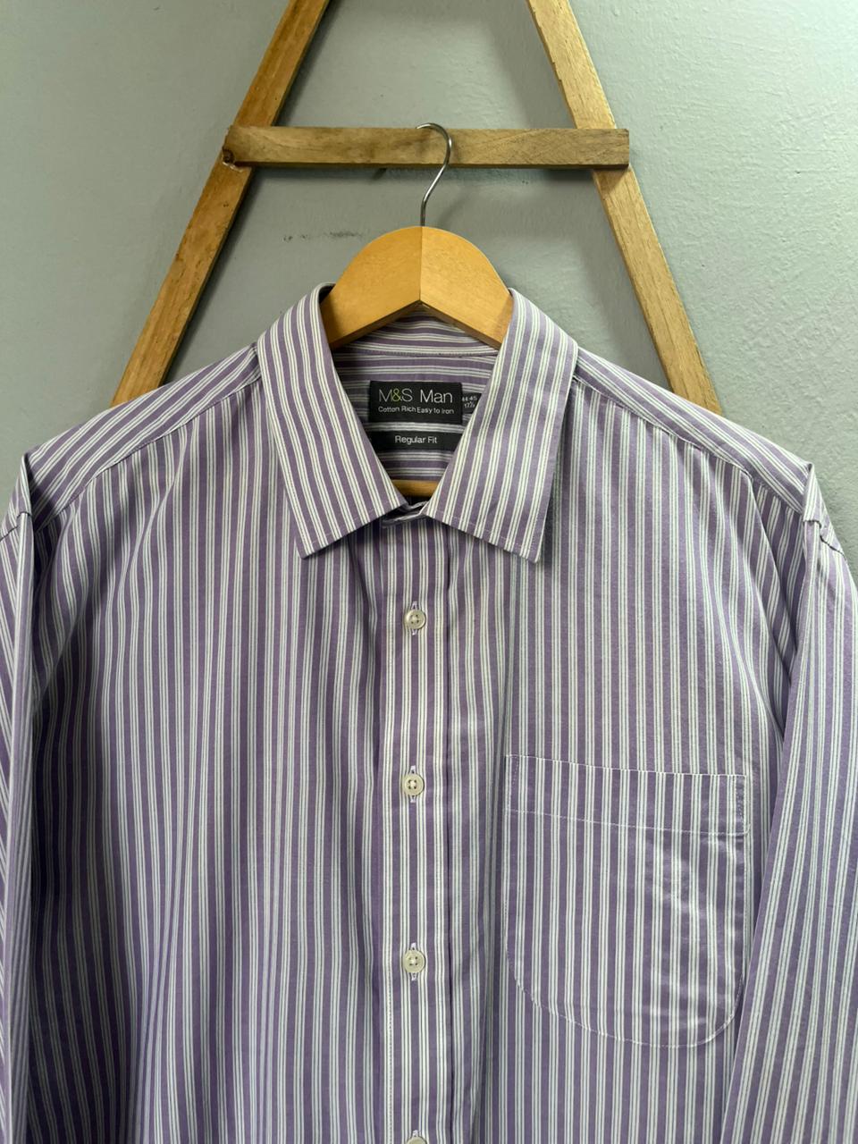 M&S man Shirt | Full Sleeves |Korean-Inspired Oversized Fit | Lightweight Summer Wear | Men Women | Online Shopping