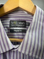 M&S man Shirt | Full Sleeves |Korean-Inspired Oversized Fit | Lightweight Summer Wear | Men Women | Online Shopping
