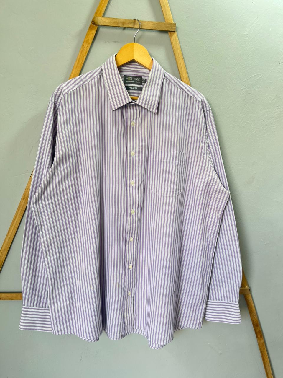 M&S man Shirt | Full Sleeves |Korean-Inspired Oversized Fit | Lightweight Summer Wear | Men Women | Online Shopping