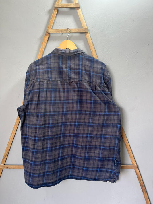 Mountain Warehouse Flannel Shirt | Full Sleeves |Korean-Inspired Oversized Fit | Lightweight Summer Wear | Men Women | Online Shopping