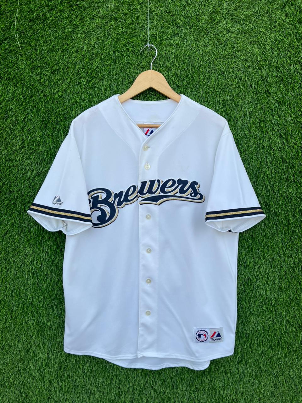 MLB BREWERS Jersey |Vintage Oversized Streetwear | Men Women |  Online Shopping