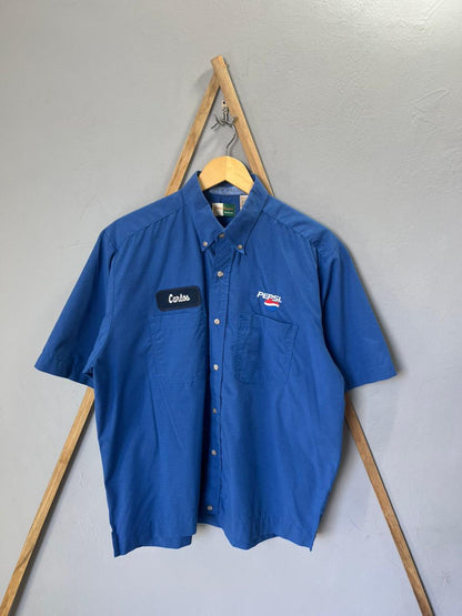 Wear Guard Pepsi Shirt | Short Sleeves |Korean-Inspired Oversized Fit | Lightweight Summer Wear | Men Women | Online Shopping
