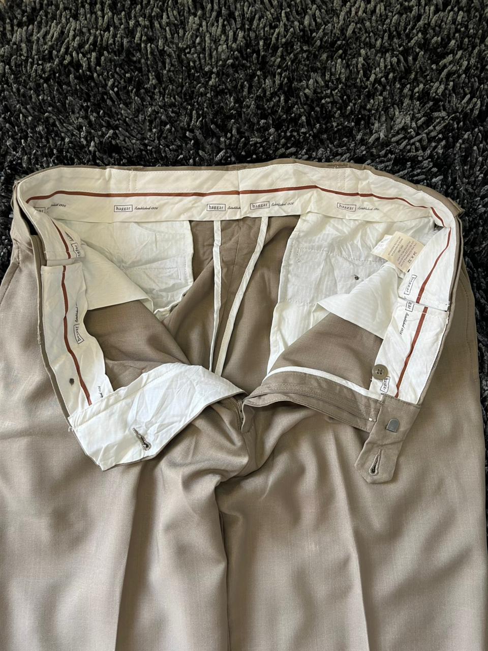 Haggar Relaxed Fit Trousers | Everyday Wear Pants | Smart Casual Style | Men Women | Online Shopping