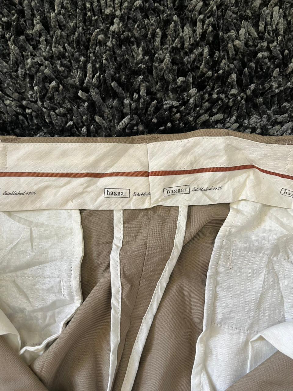 Haggar Relaxed Fit Trousers | Everyday Wear Pants | Smart Casual Style | Men Women | Online Shopping