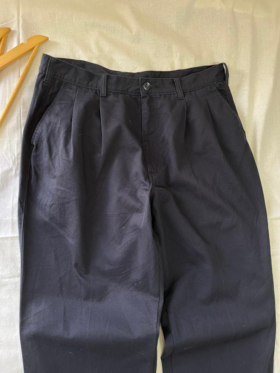 Doubled Pleated Relaxed Fit Trousers | Everyday Wear Pants | Smart Casual Style | Men Women | Online Shopping