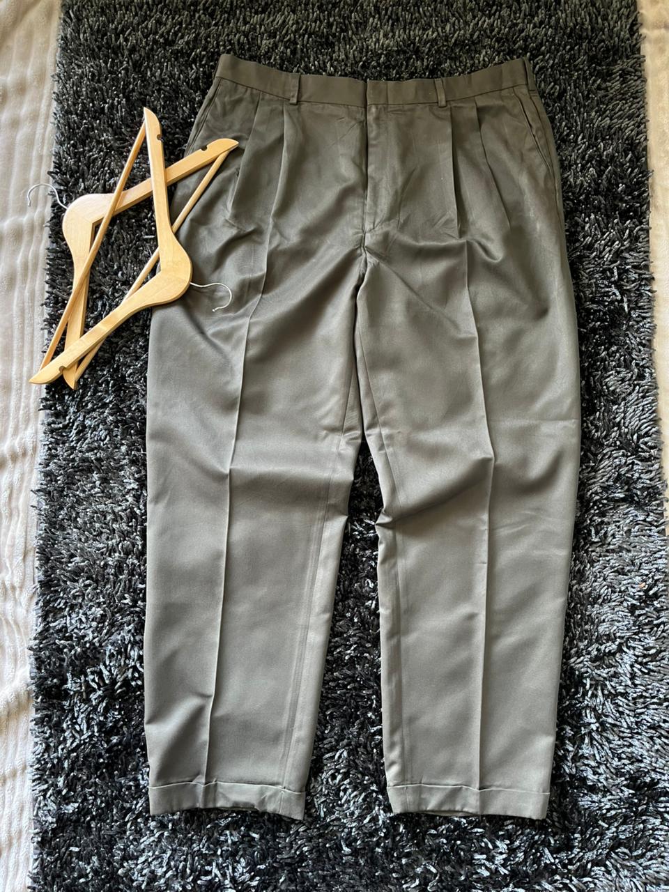 Savane Relaxed Fit Trousers | Double Pleated | Everyday Wear Pants | Smart Casual Style | Men Women | Online Shopping