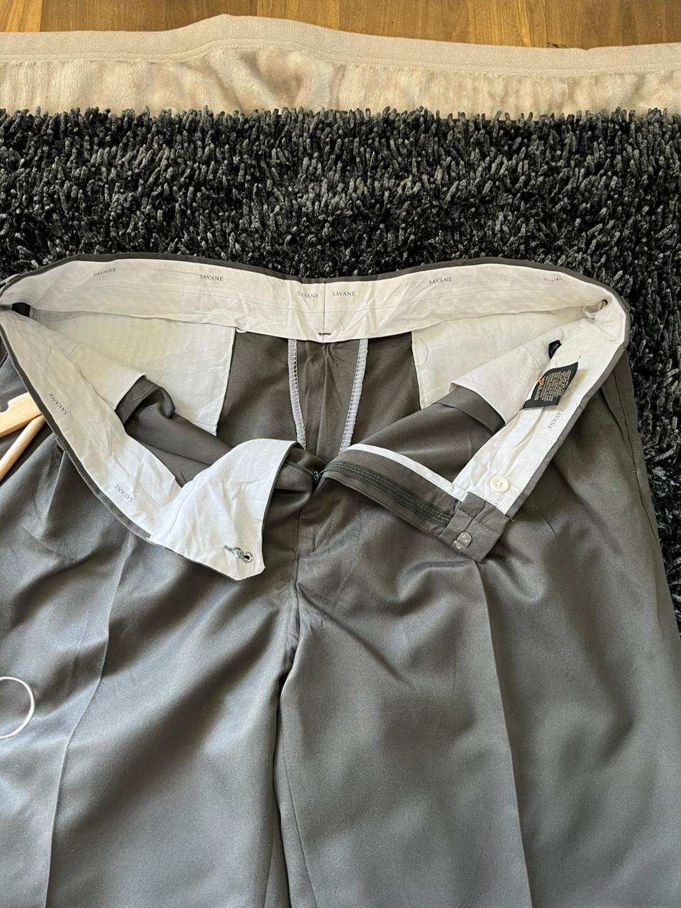 Savane Relaxed Fit Trousers | Double Pleated | Everyday Wear Pants | Smart Casual Style | Men Women | Online Shopping