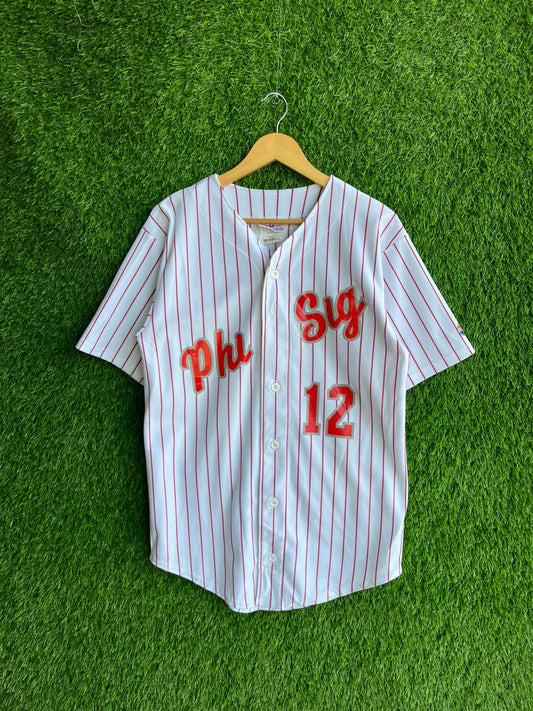 MLB Phi Sig 12 Jersey |Vintage Oversized Streetwear | Men Women |  Online Shopping