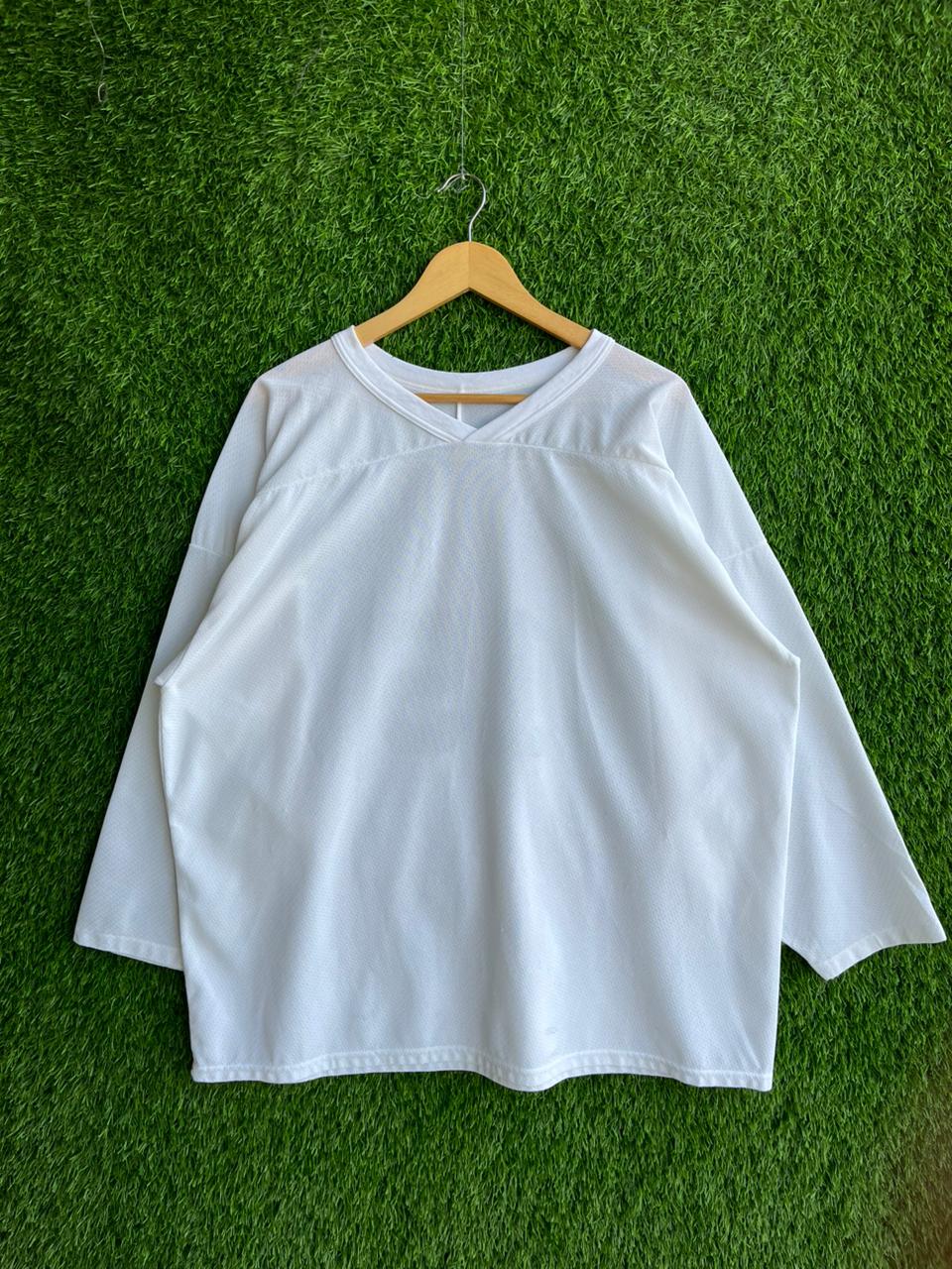 ICEHOCKEY Plain White 15 Jersey |Vintage Oversized Streetwear | Men Women |  Online Shopping