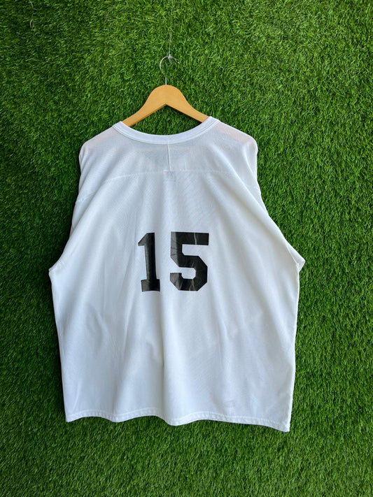 ICEHOCKEY Plain White 15 Jersey |Vintage Oversized Streetwear | Men Women |  Online Shopping