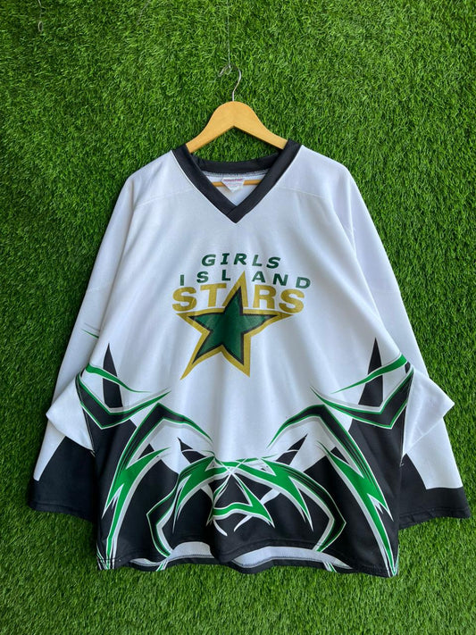 ICEHOCKEY Stars Islands Jersey |Vintage Oversized Streetwear | Men Women |  Online Shopping