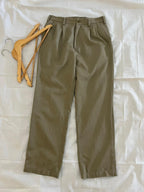 Topavlu Relaxed Fit Trousers | Double Pleated | Everyday Wear Pants | Smart Casual Style | Men Women | Online Shopping