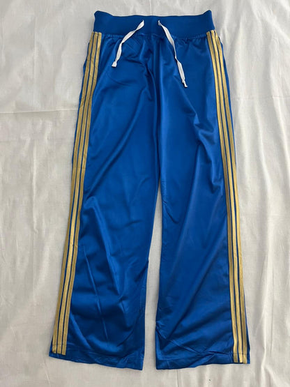 Blue Track Pant with 3 golden stripes | Everyday Sportswear | Streetwear Style | Men Women | Online Shopping