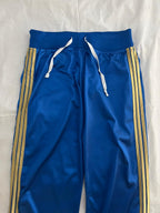 Blue Track Pant with 3 golden stripes | Everyday Sportswear | Streetwear Style | Men Women | Online Shopping