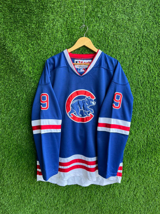 Ice hockey Cubs Baez 9 Jersey |Vintage Oversized Streetwear | Men Women |  Online Shopping
