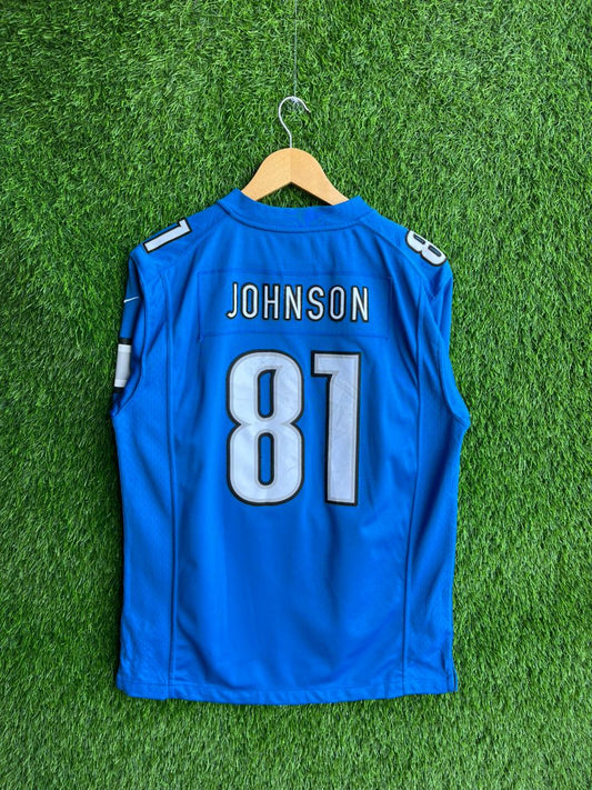 NFL Lions 81 Johnson Jersey |Vintage Oversized Streetwear | Men Women |  Online Shopping