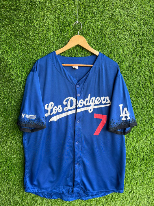 MLB Dodgers 07 Urias Jersey |Vintage Oversized Streetwear | Men Women |  Online Shopping