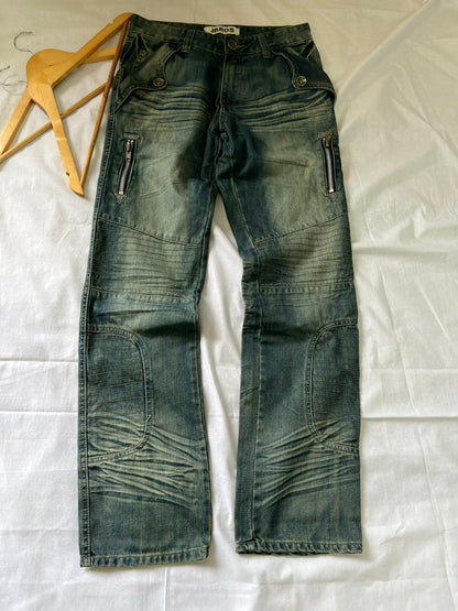 JBROS Vintage Blue Jeans | Pre-Owned Streetwear Denim|  Men Women | Unisex  | Online Shopping
