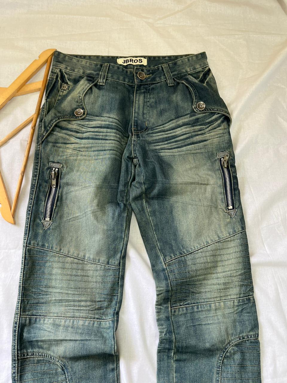 JBROS Vintage Blue Jeans | Pre-Owned Streetwear Denim|  Men Women | Unisex  | Online Shopping