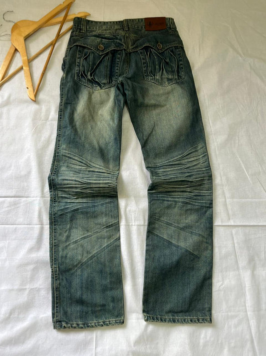 JBROS Vintage Blue Jeans | Pre-Owned Streetwear Denim| Men Women | Unisex | Online Shopping