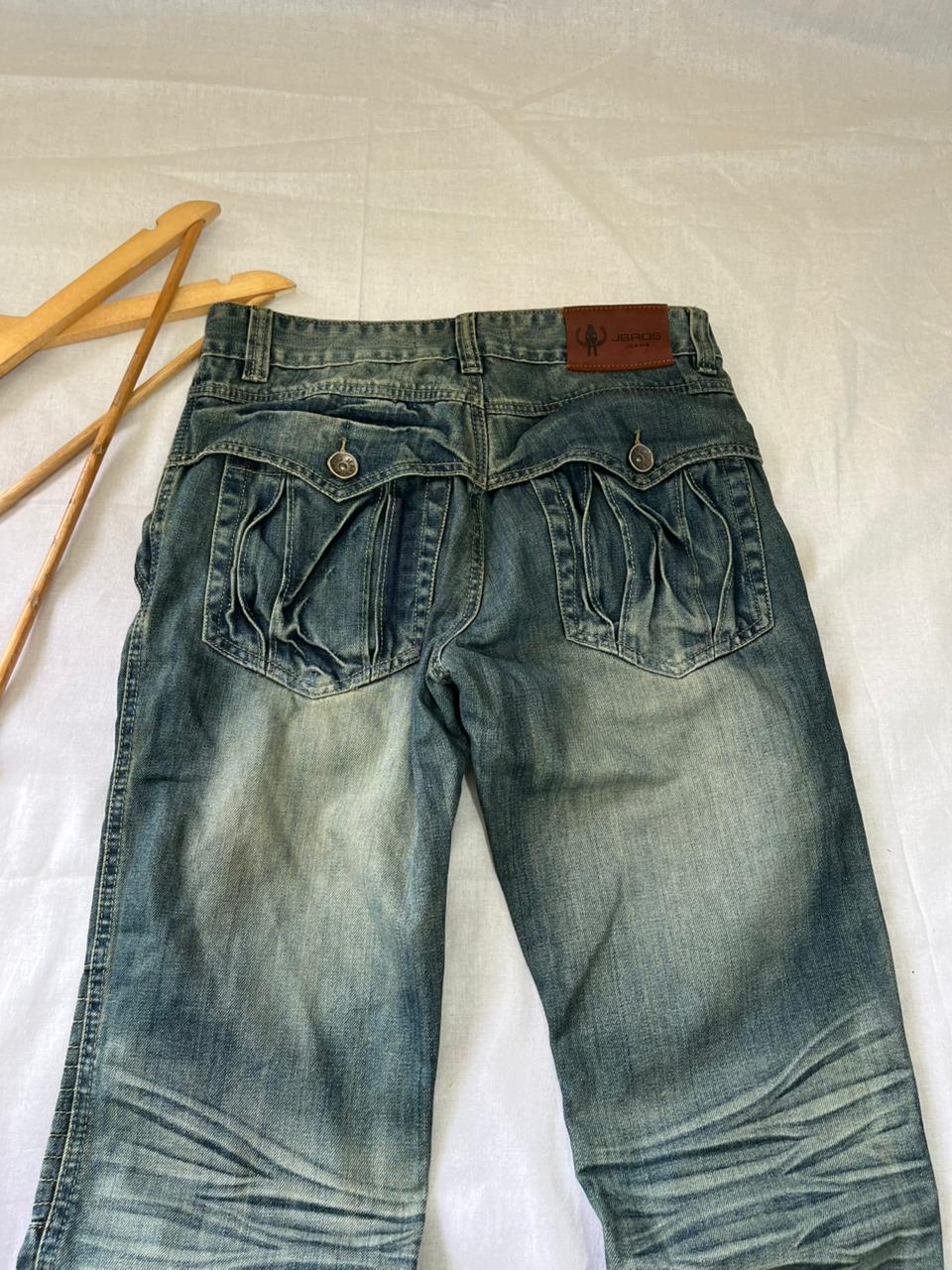 JBROS Vintage Blue Jeans | Pre-Owned Streetwear Denim|  Men Women | Unisex  | Online Shopping
