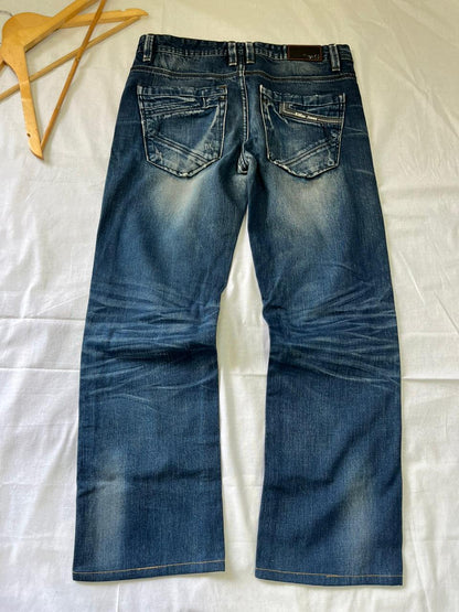 KILLER Vintage Blue Jeans | Pre-Owned Streetwear Denim|  Men Women | Unisex  | Online Shopping
