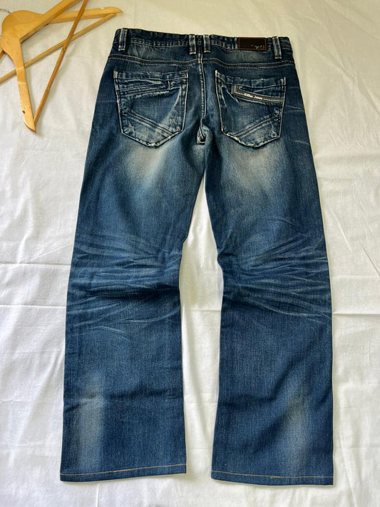 KILLER Vintage Blue Jeans | Pre-Owned Streetwear Denim|  Men Women | Unisex  | Online Shopping