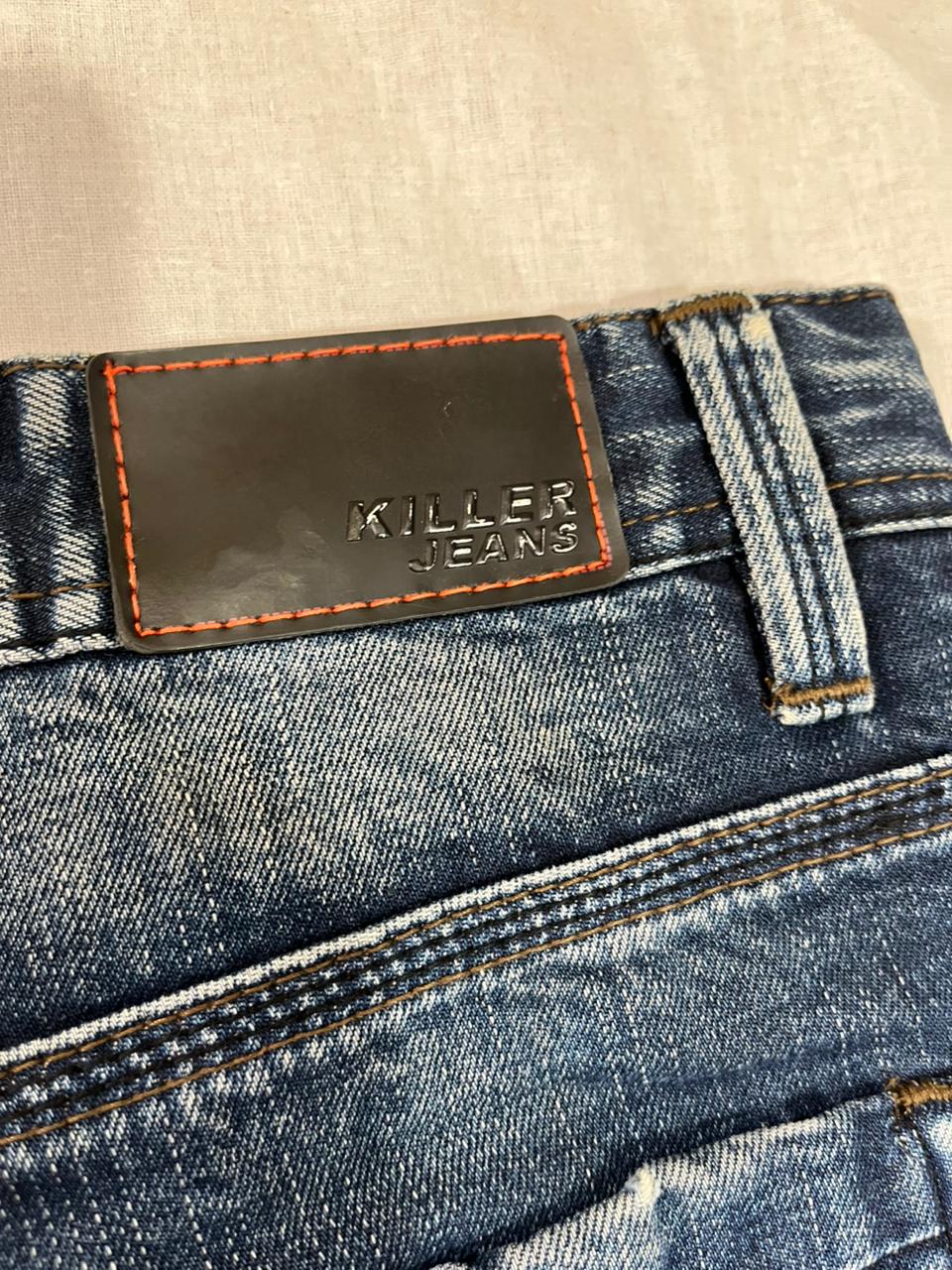 KILLER Vintage Blue Jeans | Pre-Owned Streetwear Denim|  Men Women | Unisex  | Online Shopping